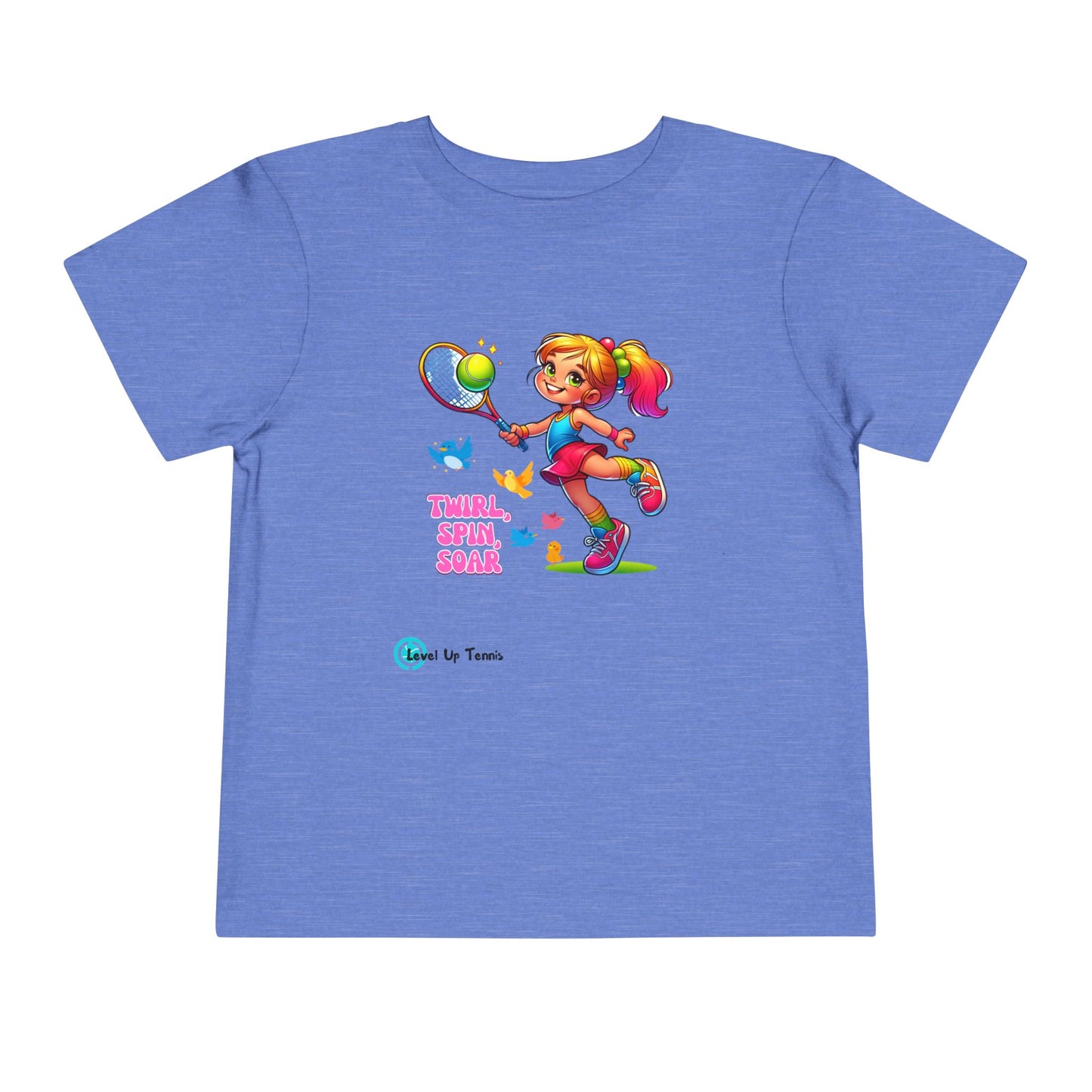 Girls Tennis Tee - Twirl, Spin, Soar!