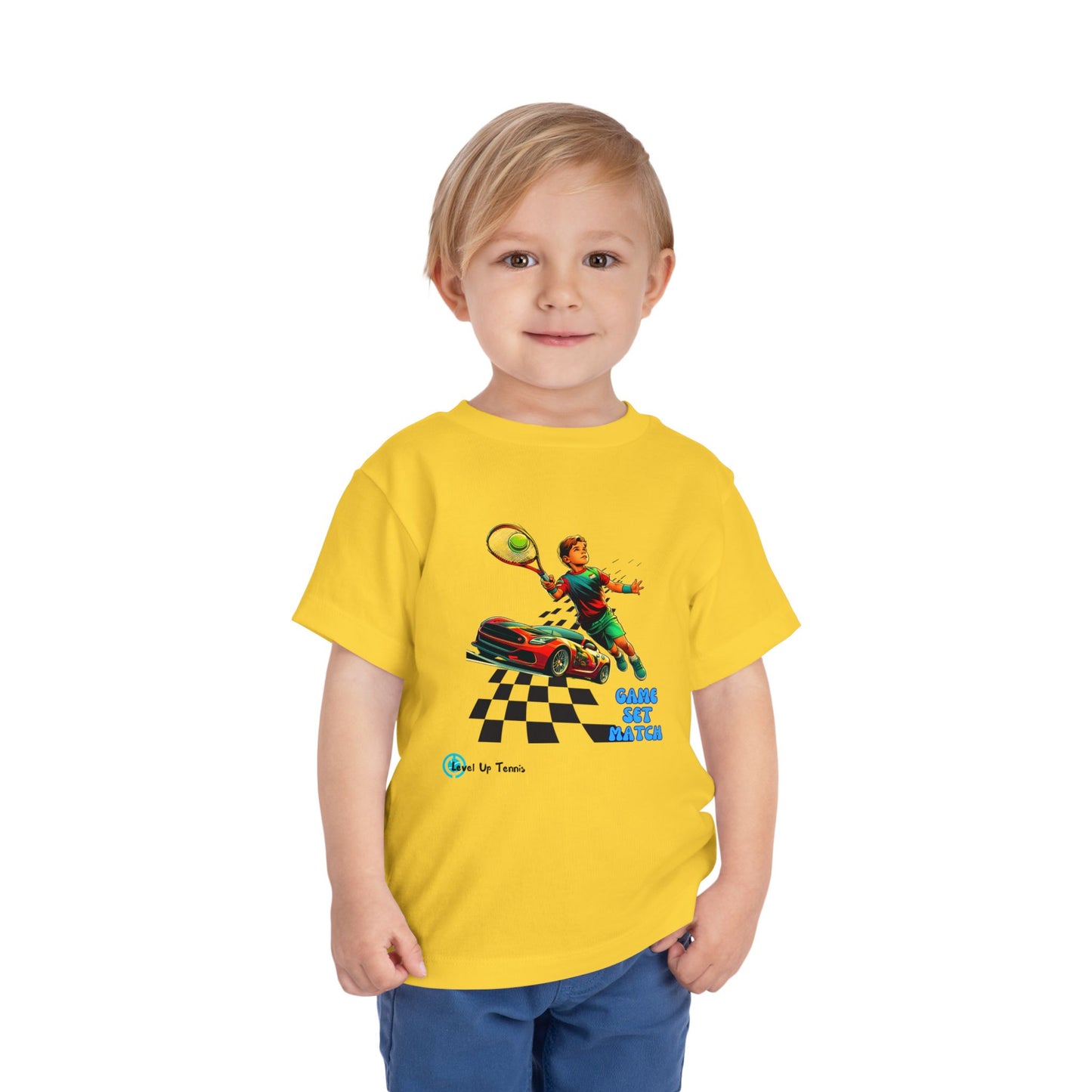 Boys Tennis Tee - Game, Set, Match - Racer