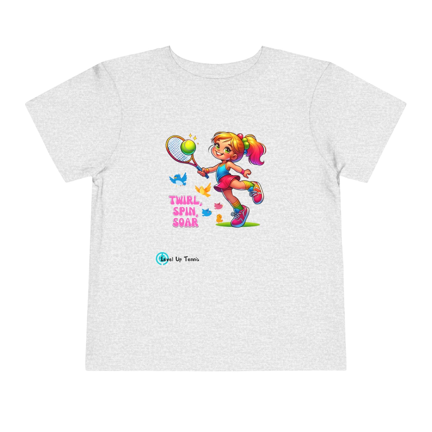 Girls Tennis Tee - Twirl, Spin, Soar!