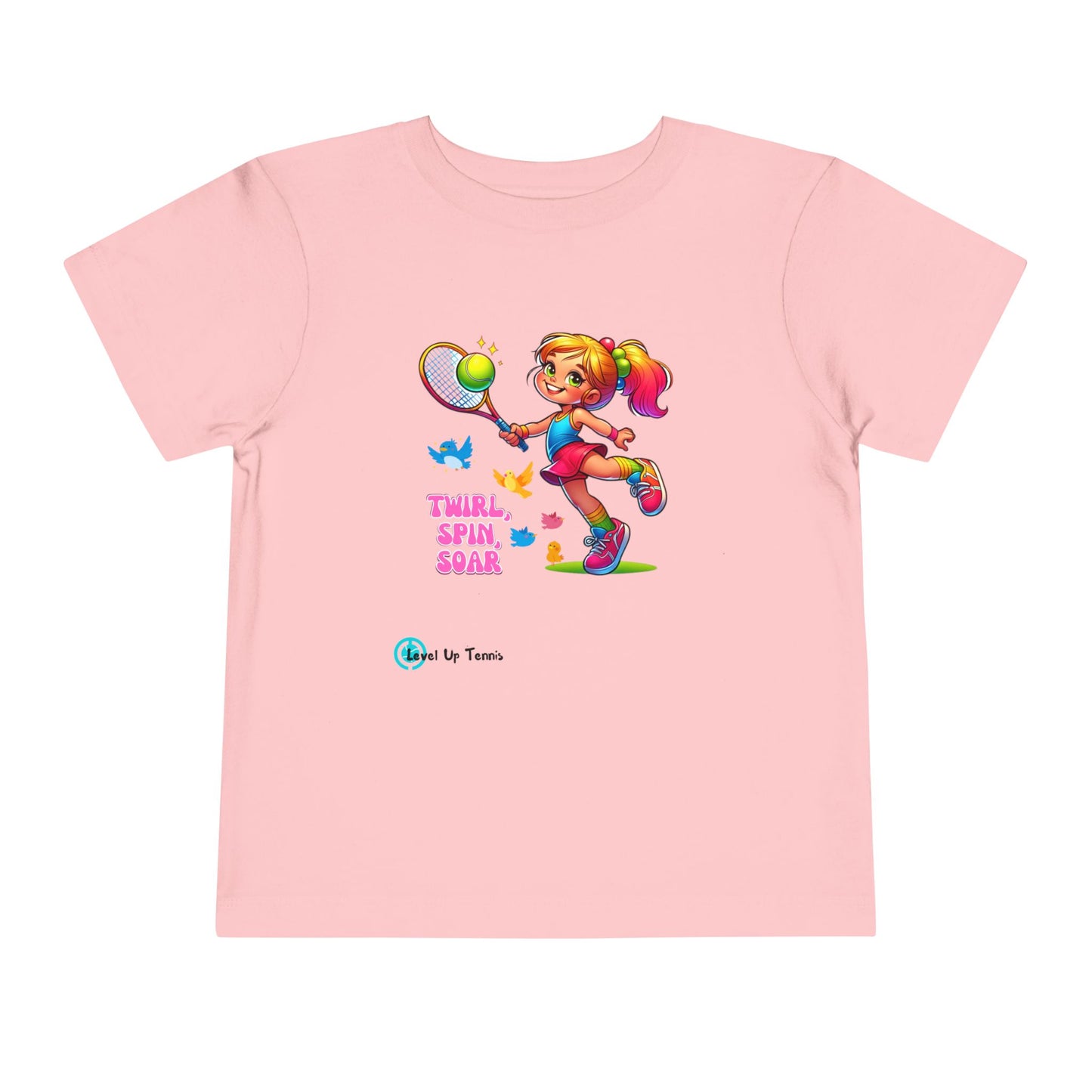 Girls Tennis Tee - Twirl, Spin, Soar!