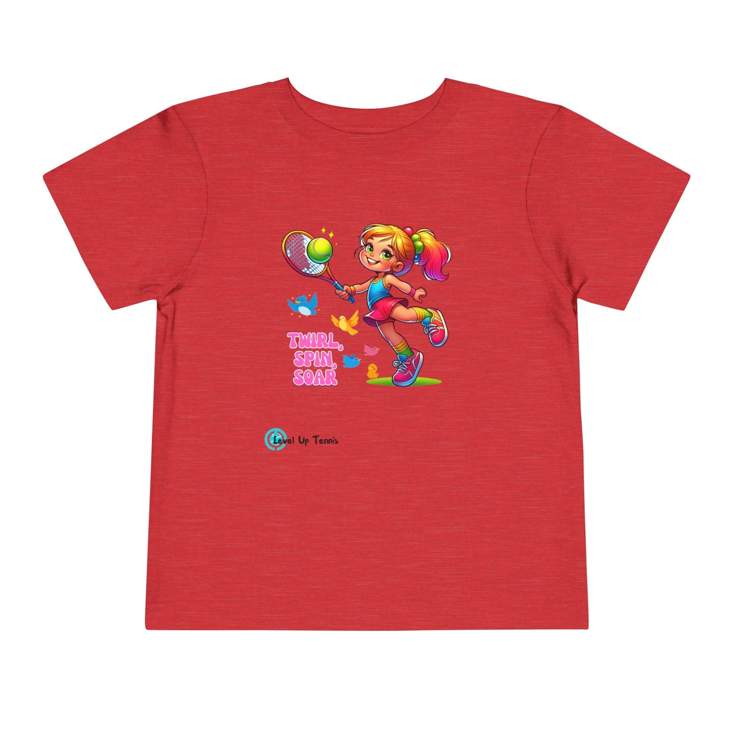 Girls Tennis Tee - Twirl, Spin, Soar!