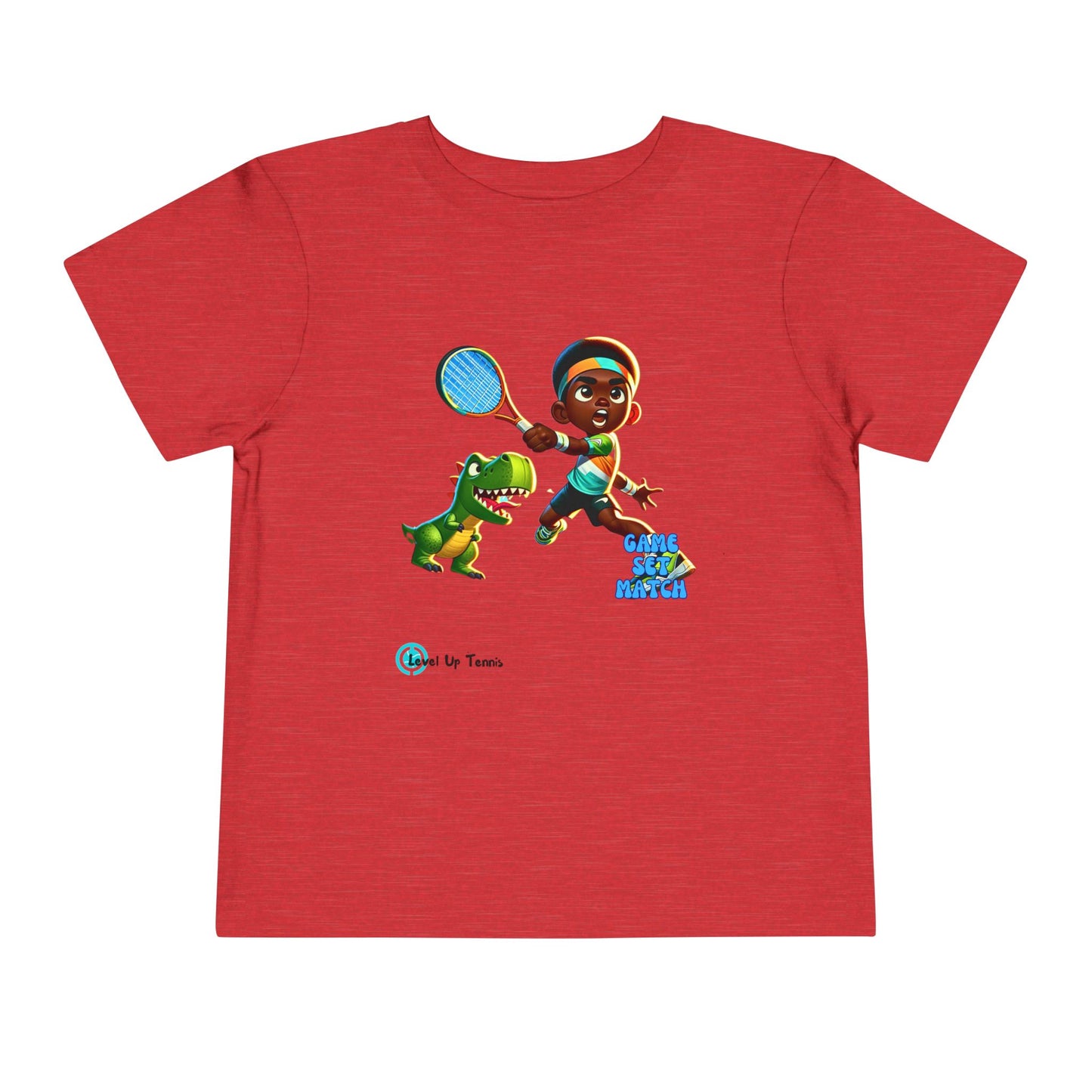 Boys Tennis Tee - Game, Set, Match - Dino