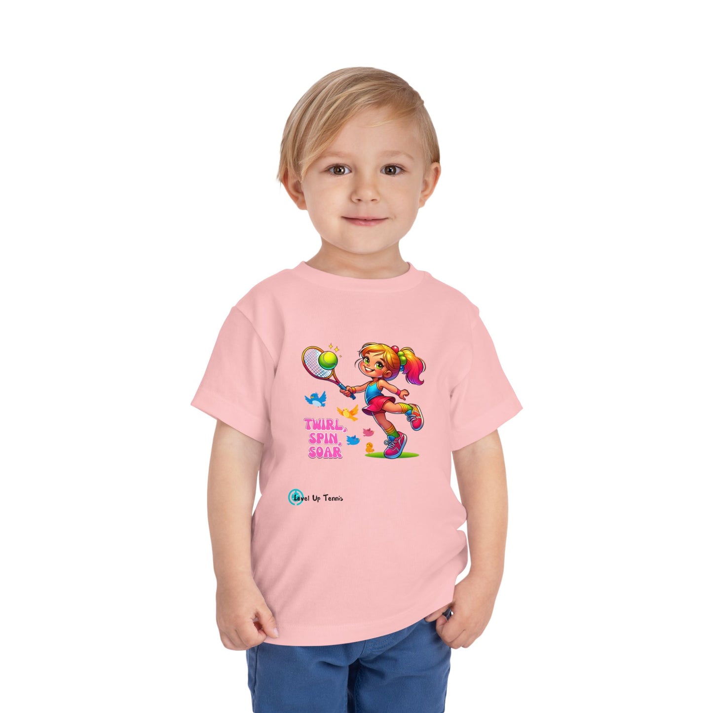 Girls Tennis Tee - Twirl, Spin, Soar!