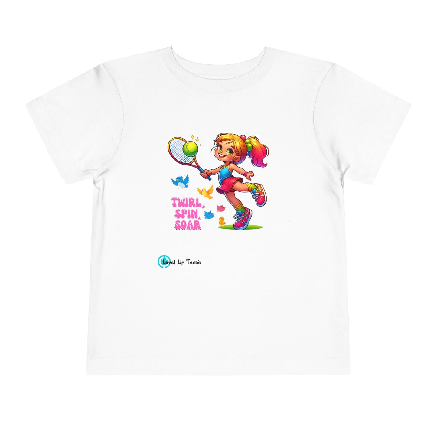 Girls Tennis Tee - Twirl, Spin, Soar!