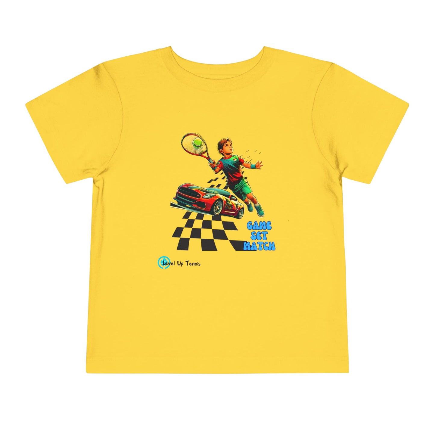 Boys Tennis Tee - Game, Set, Match - Racer