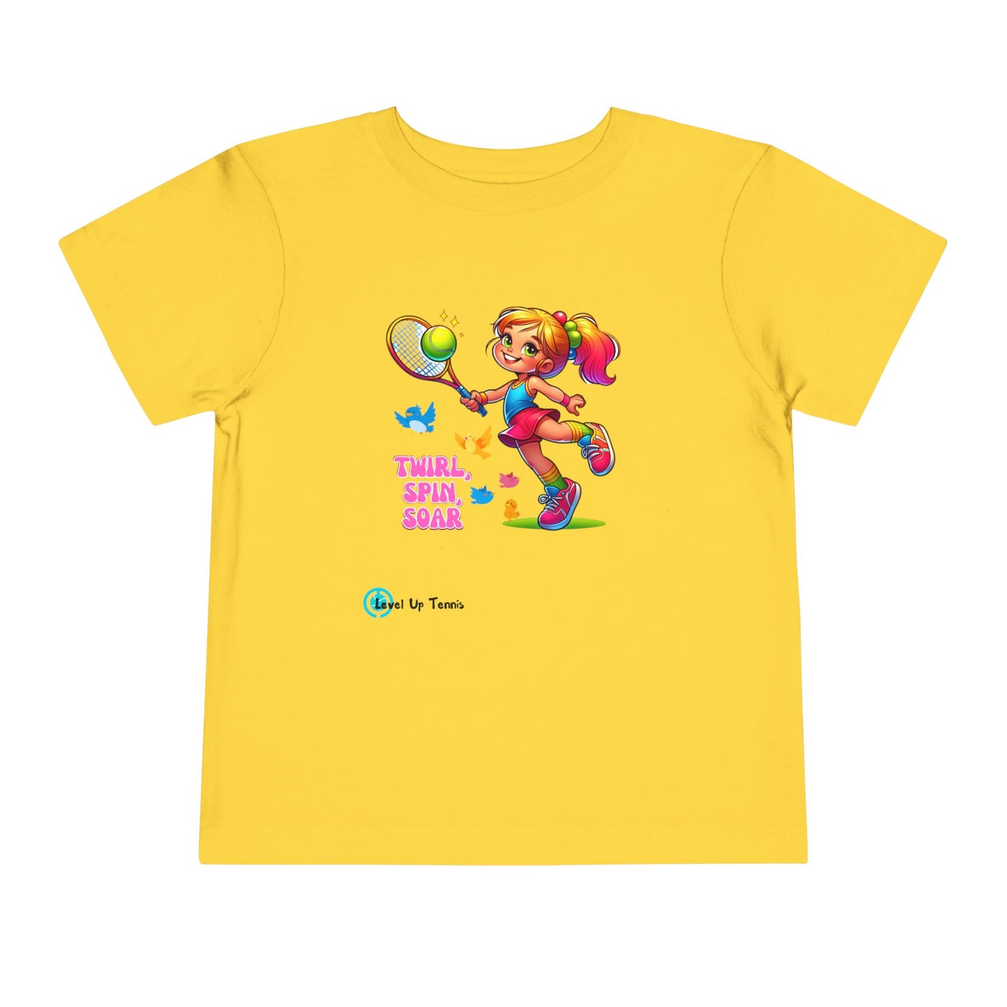 Girls Tennis Tee - Twirl, Spin, Soar!