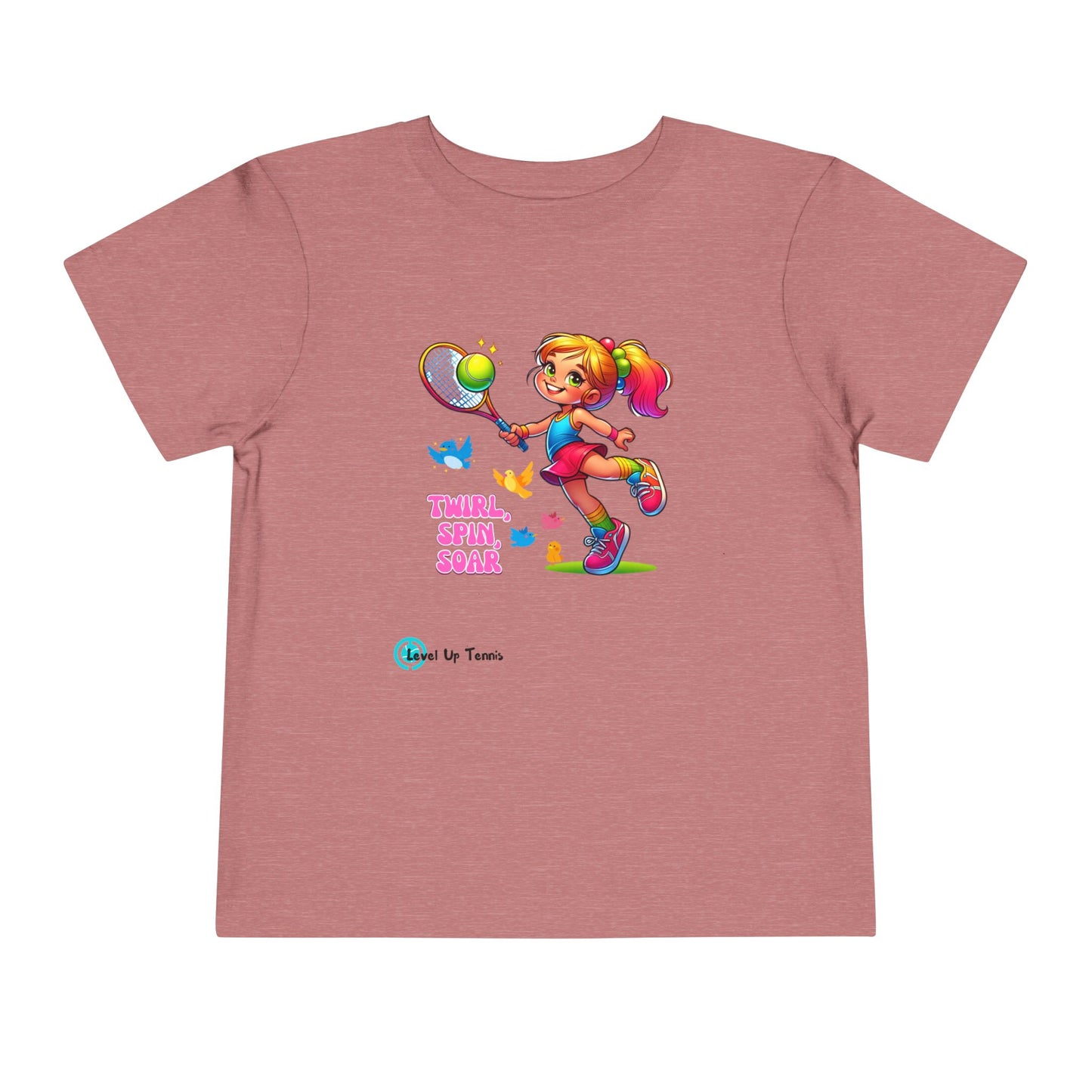 Girls Tennis Tee - Twirl, Spin, Soar!