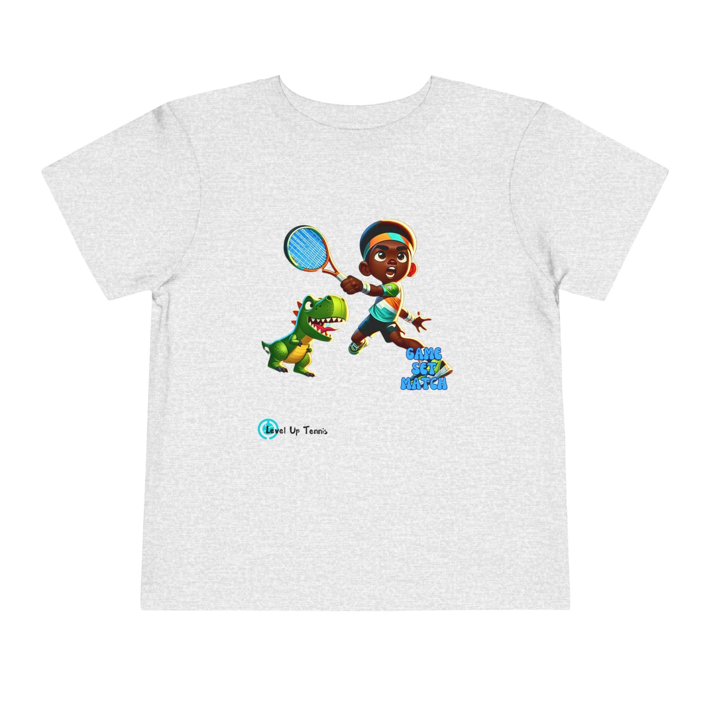 Boys Tennis Tee - Game, Set, Match - Dino